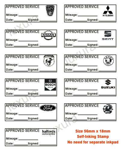 Car service stamp garage - stamp,