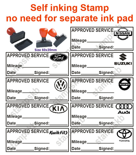 Service stamp garage - service,